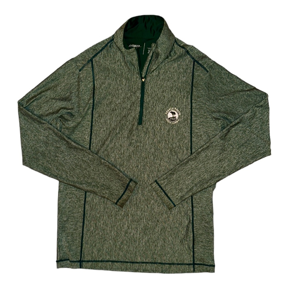 Antigua Pebble Beach Golf Links 1/4 Zip Green Men’s Size Small